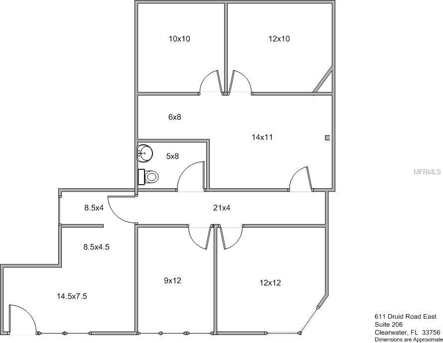 611 DRUID ROAD E, CLEARWATER, Florida 33756, ,Commercial,For sale,DRUID,U7846018