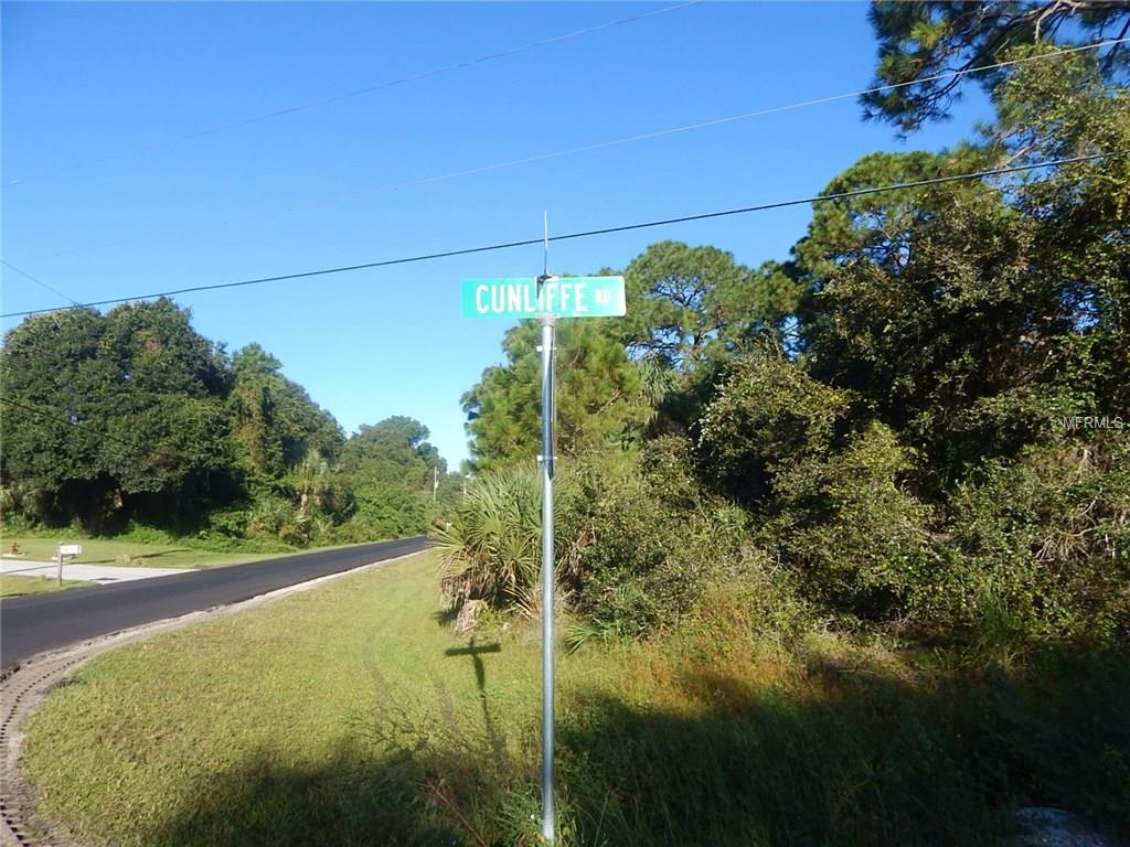 CUNLIFFE ROAD, NORTH PORT, Florida 34287, ,Vacant land,For sale,CUNLIFFE,C7231222