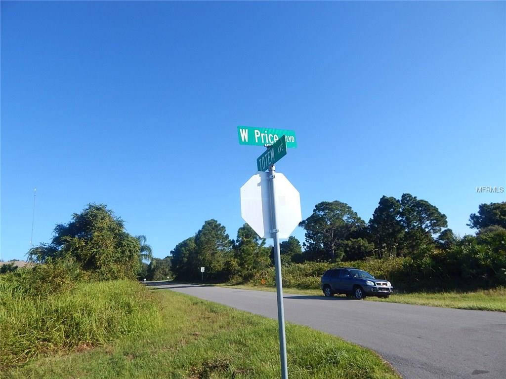 W PRICE BOULEVARD, NORTH PORT, Florida 34291, ,Vacant land,For sale,PRICE,C7231224