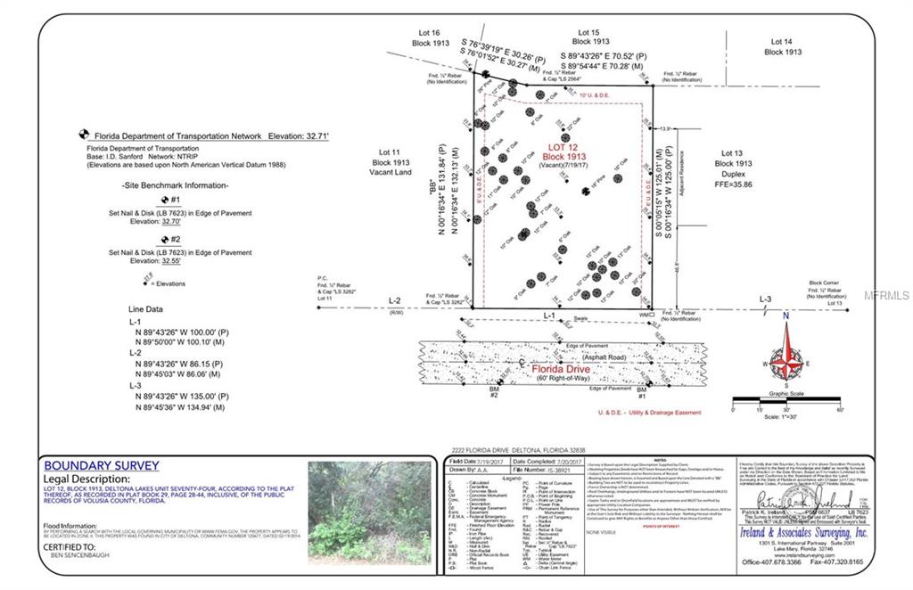2222 FLORIDA DRIVE, DELTONA, Florida 32738, ,Vacant land,For sale,FLORIDA,O5561487