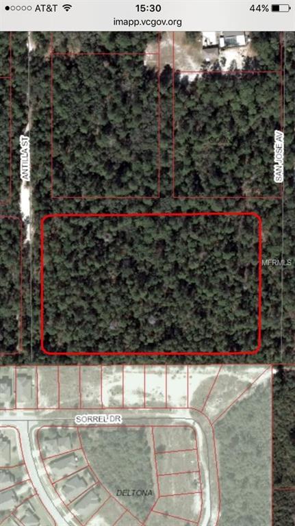 SAN RAFAEL PAPER STREET, LAKE HELEN, Florida 32744, ,Vacant land,For sale,SAN RAFAEL PAPER,V4722900