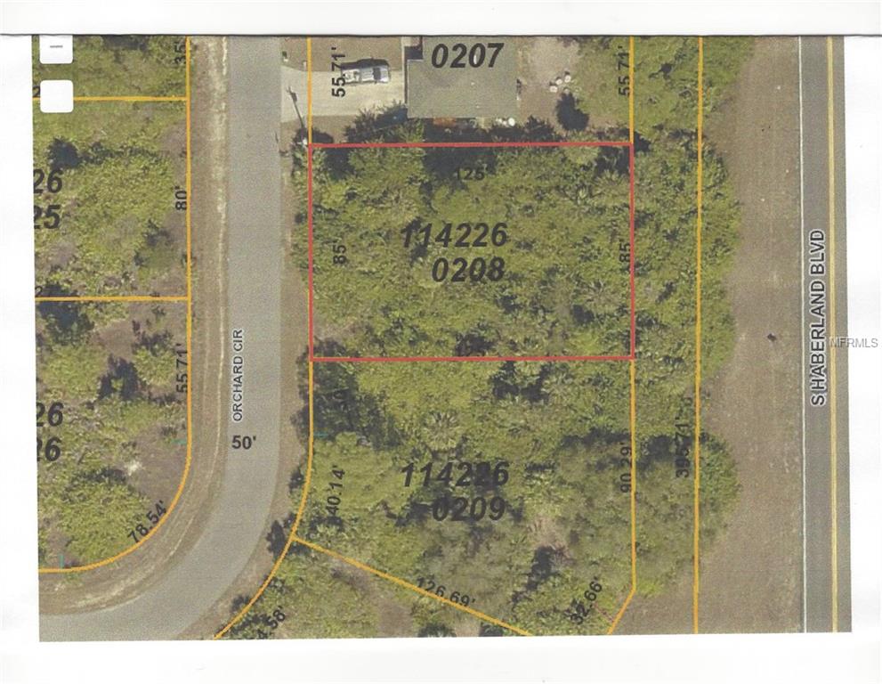 ORCHARD CIRCLE, NORTH PORT, Florida 34288, ,Vacant land,For sale,ORCHARD,C7245432