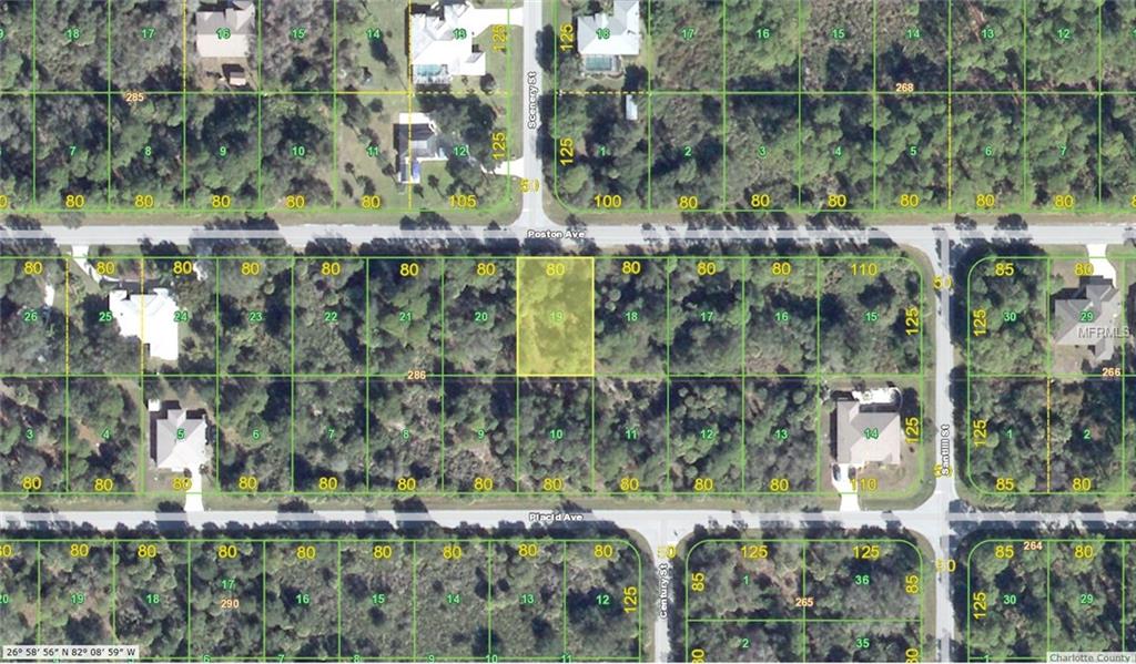 18201 POSTON AVENUE, PORT CHARLOTTE, Florida 33948, ,Vacant land,For sale,POSTON,D5915767