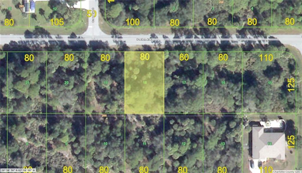 18209 POSTON AVENUE, PORT CHARLOTTE, Florida 33948, ,Vacant land,For sale,POSTON,D5915993