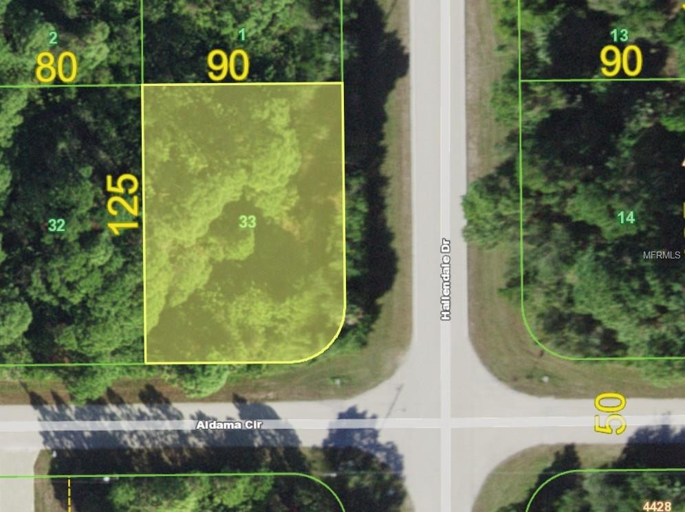 10133 HALLENDALE DRIVE, PORT CHARLOTTE, Florida 33981, ,Vacant land,For sale,HALLENDALE,D5922996
