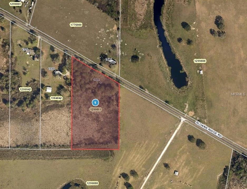 1430 SLOANS RIDGE ROAD, GROVELAND, Florida 34736, ,Vacant land,For sale,SLOANS RIDGE,A4209989