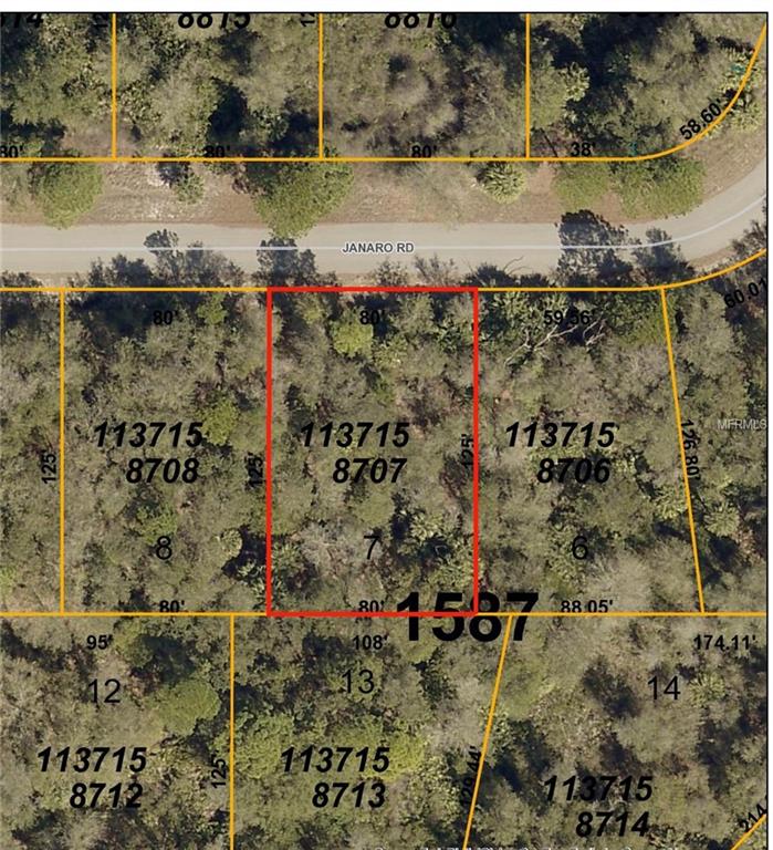 JANARO ROAD, NORTH PORT, Florida 34288, ,Vacant land,For sale,JANARO,C7246689