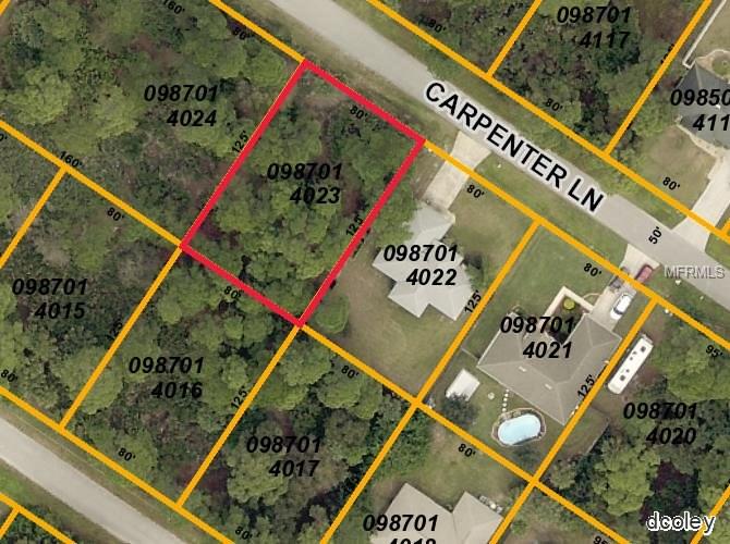 CARPENTER LANE, NORTH PORT, Florida 34286, ,Vacant land,For sale,CARPENTER,D5917027