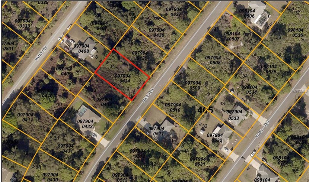 RICE TERRACE, NORTH PORT, Florida 34286, ,Vacant land,For sale,RICE,C7249112