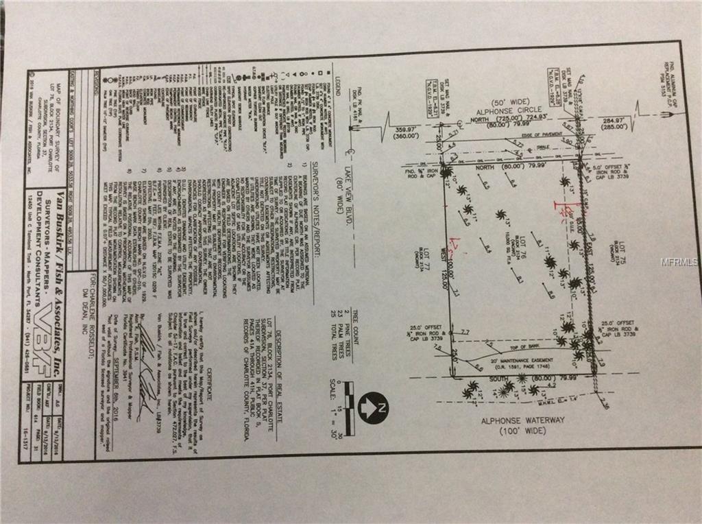 18632 ALPHONSE CIRCLE, PORT CHARLOTTE, Florida 33948, ,Vacant land,For sale,ALPHONSE,C7237264