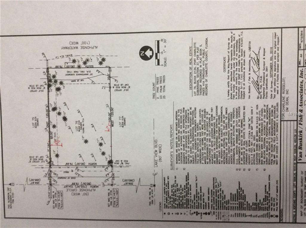 18632 ALPHONSE CIRCLE, PORT CHARLOTTE, Florida 33948, ,Vacant land,For sale,ALPHONSE,C7237264