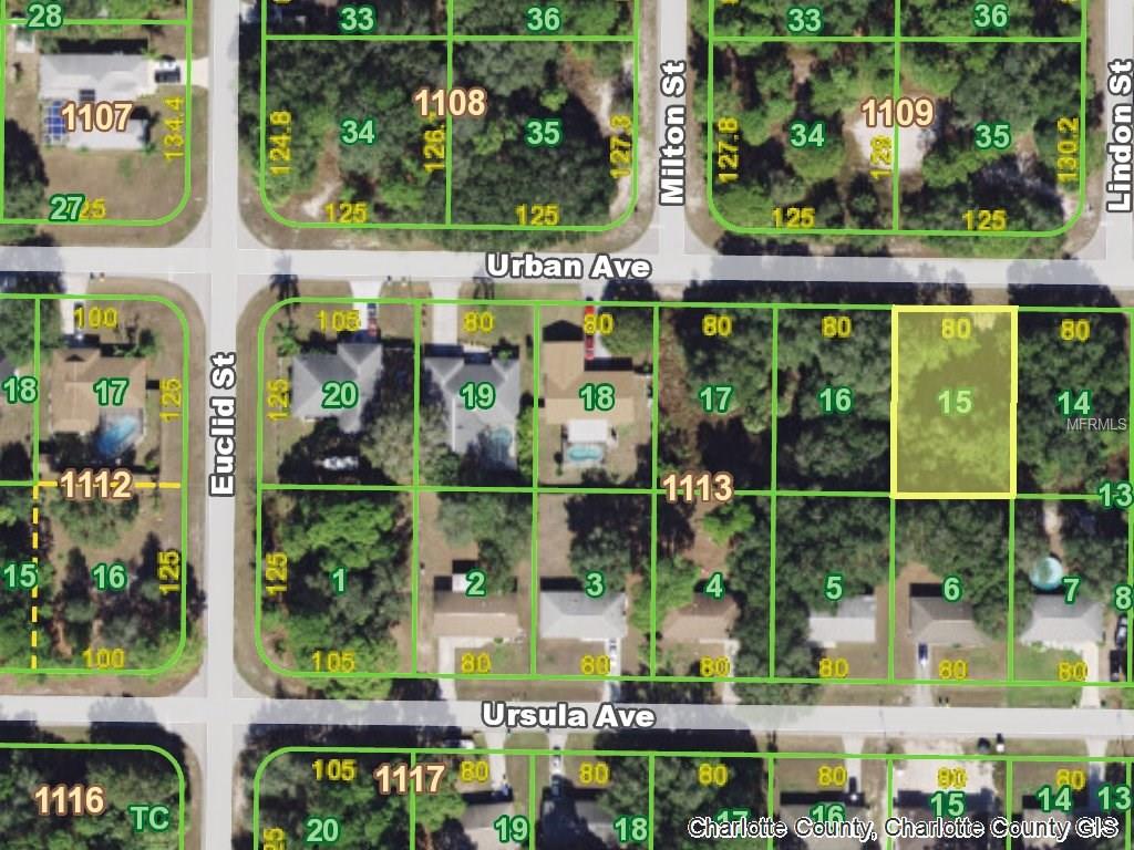 17219 URBAN AVENUE, PORT CHARLOTTE, Florida 33954, ,Vacant land,For sale,URBAN,C7247887