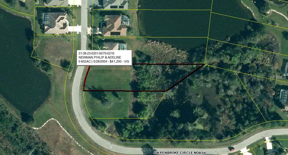 12706 PEMBROKE CIRCLE N, LAKE SUZY, Florida 34269, ,Vacant land,For sale,PEMBROKE,C7205800