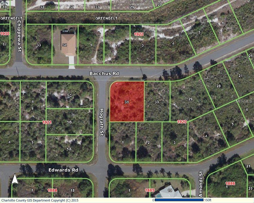 12077 & 12069 BACCHUS ROAD, PORT CHARLOTTE, Florida 33981, ,Vacant land,For sale,BACCHUS,C7210625