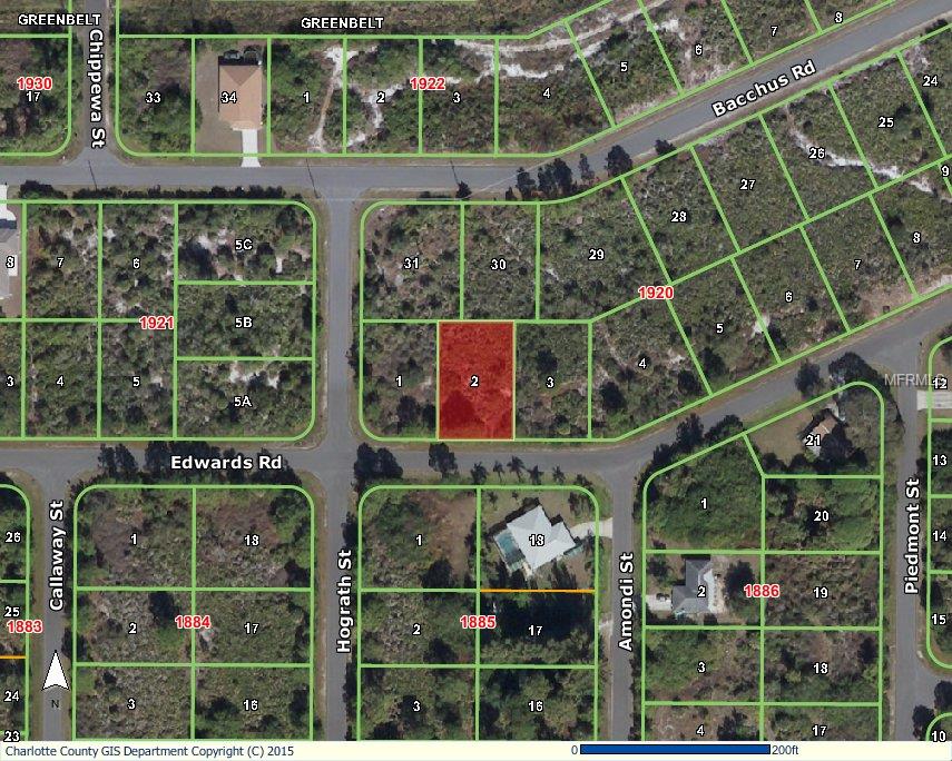 12076 EDWARDS ROAD, PORT CHARLOTTE, Florida 33981, ,Vacant land,For sale,EDWARDS,C7210696