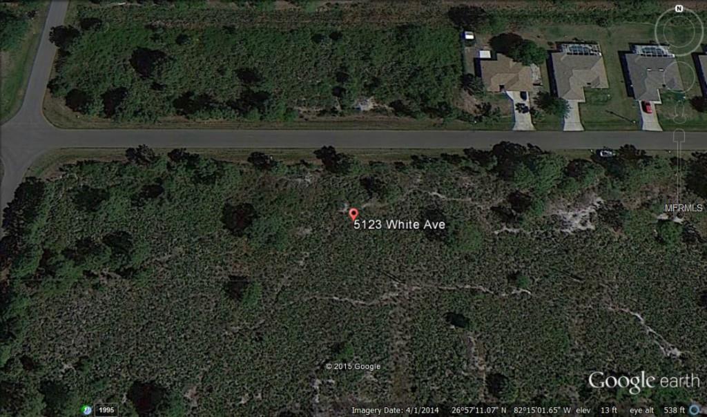 5123 WHITE AVENUE, PORT CHARLOTTE, Florida 33981, ,Vacant land,For sale,WHITE,C7210753