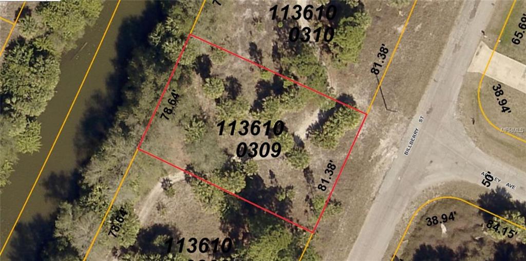 BILLBERRY STREET, NORTH PORT, Florida 34288, ,Vacant land,For sale,BILLBERRY,C7240726