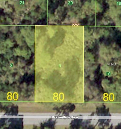 23422 MCCANDLESS AVENUE, PORT CHARLOTTE, Florida 33980, ,Vacant land,For sale,MCCANDLESS,C7218785