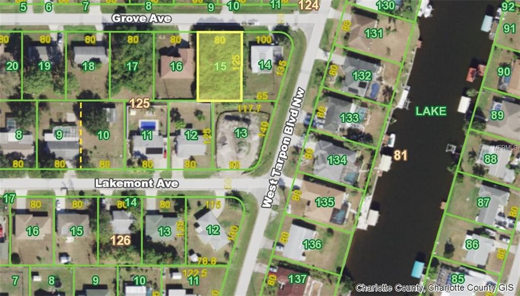 511 GROVE AVENUE NW, PORT CHARLOTTE, Florida 33952, ,Vacant land,For sale,GROVE,C7248424