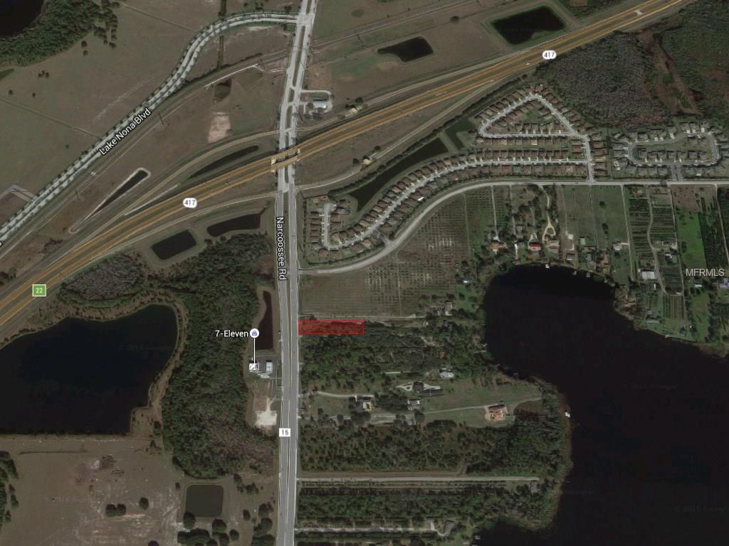 11733 NARCOOSSEE ROAD, ORLANDO, Florida 32832, ,Vacant land,For sale,NARCOOSSEE,O5422013