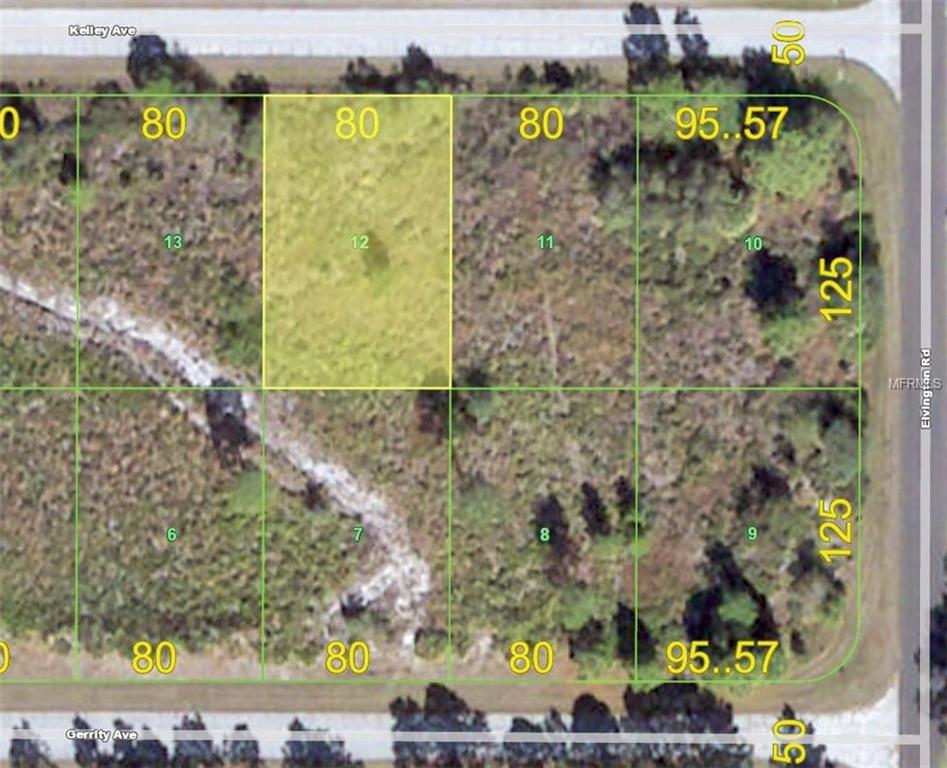 12213 KELLEY AVENUE, PORT CHARLOTTE, Florida 33981, ,Vacant land,For sale,KELLEY,C7242167