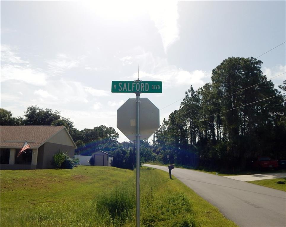 N SALFORD BOULEVARD, NORTH PORT, Florida 34286, ,Vacant land,For sale,SALFORD,C7242206