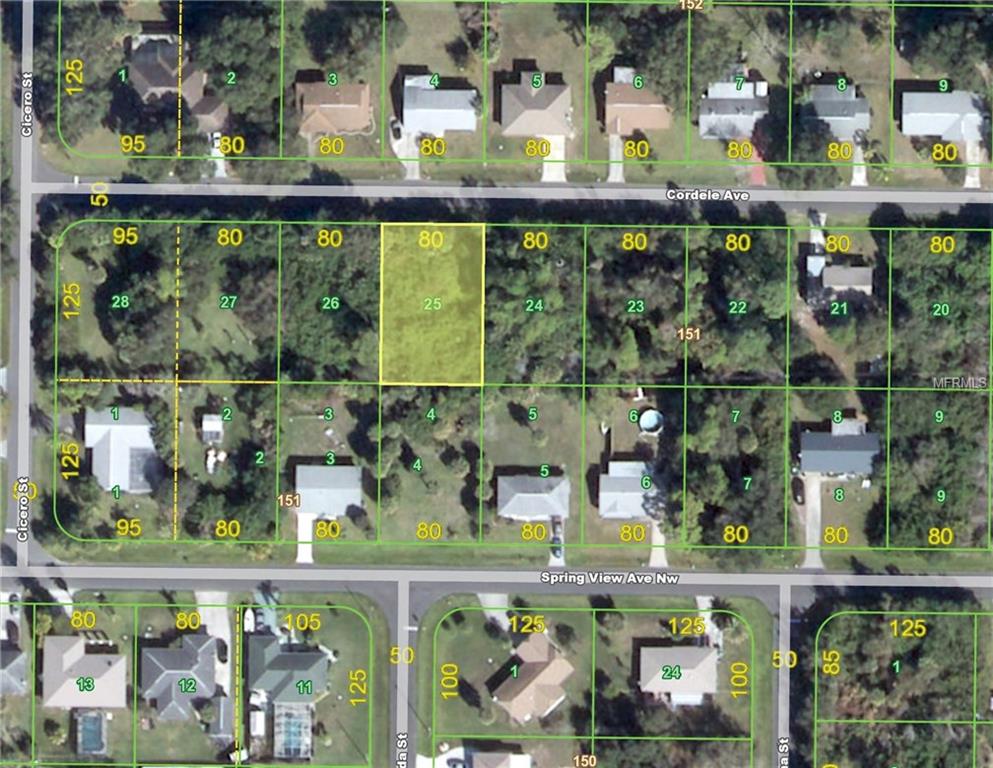 861 CORDELE AVENUE NW, PORT CHARLOTTE, Florida 33948, ,Vacant land,For sale,CORDELE,C7243276