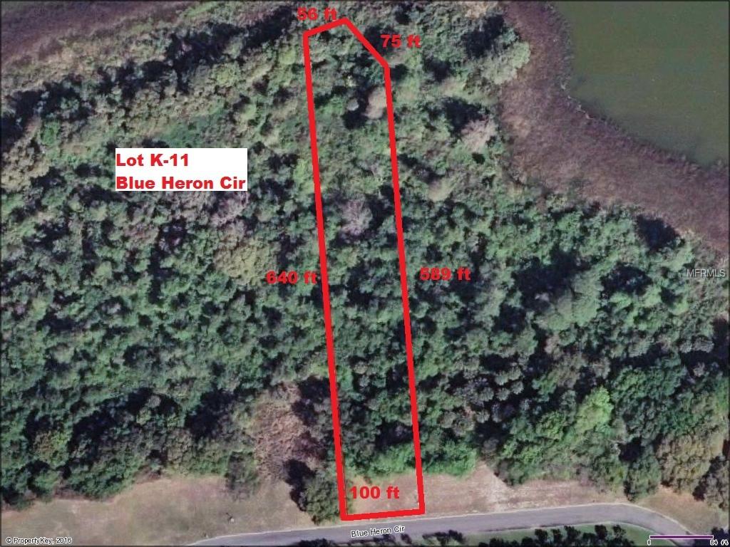 Lot K-11 BLUE HERON CIRCLE, TAVARES, Florida 32778, ,Vacant land,For sale,BLUE HERON CIRCLE,G4828255