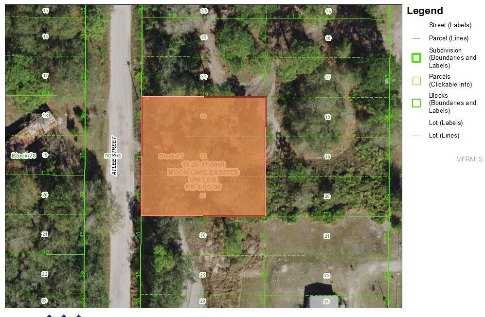 0 ATLEE STREET, NEW PORT RICHEY, Florida 34654, ,Vacant land,For sale,ATLEE,W7637702