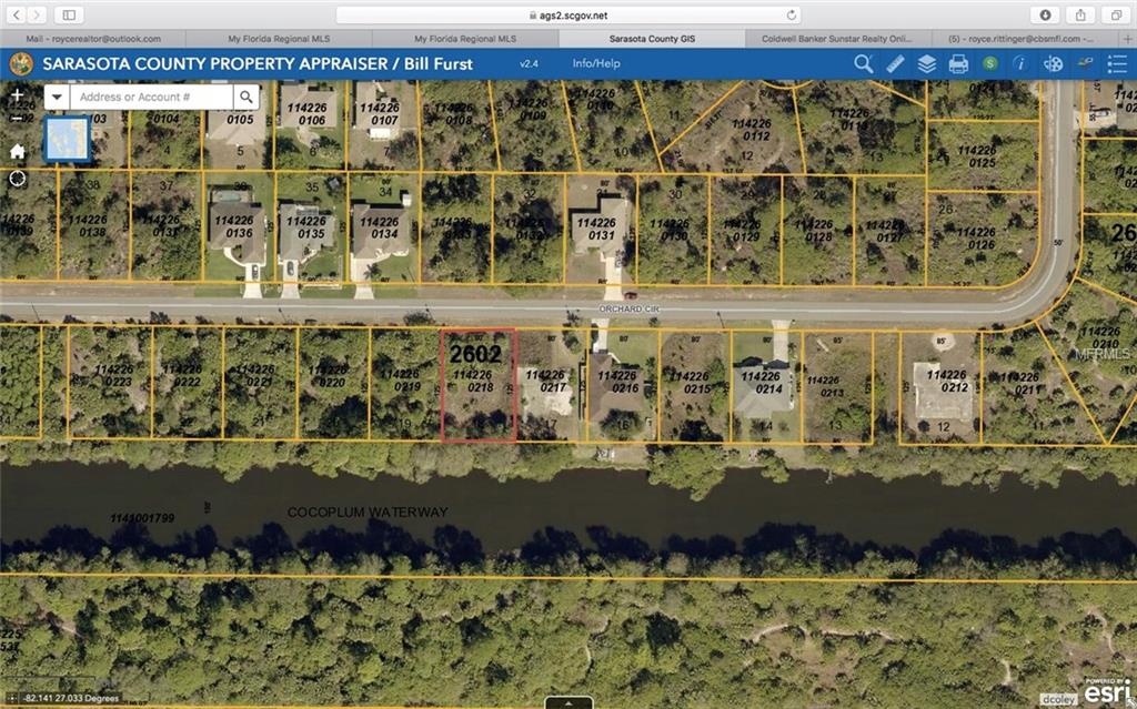 ORCHARD CIRCLE, NORTH PORT, Florida 34288, ,Vacant land,For sale,ORCHARD,C7248924