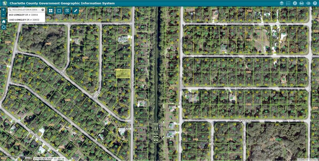 163 LONGLEY DRIVE, PORT CHARLOTTE, Florida 33954, ,Vacant land,For sale,LONGLEY,C7229616