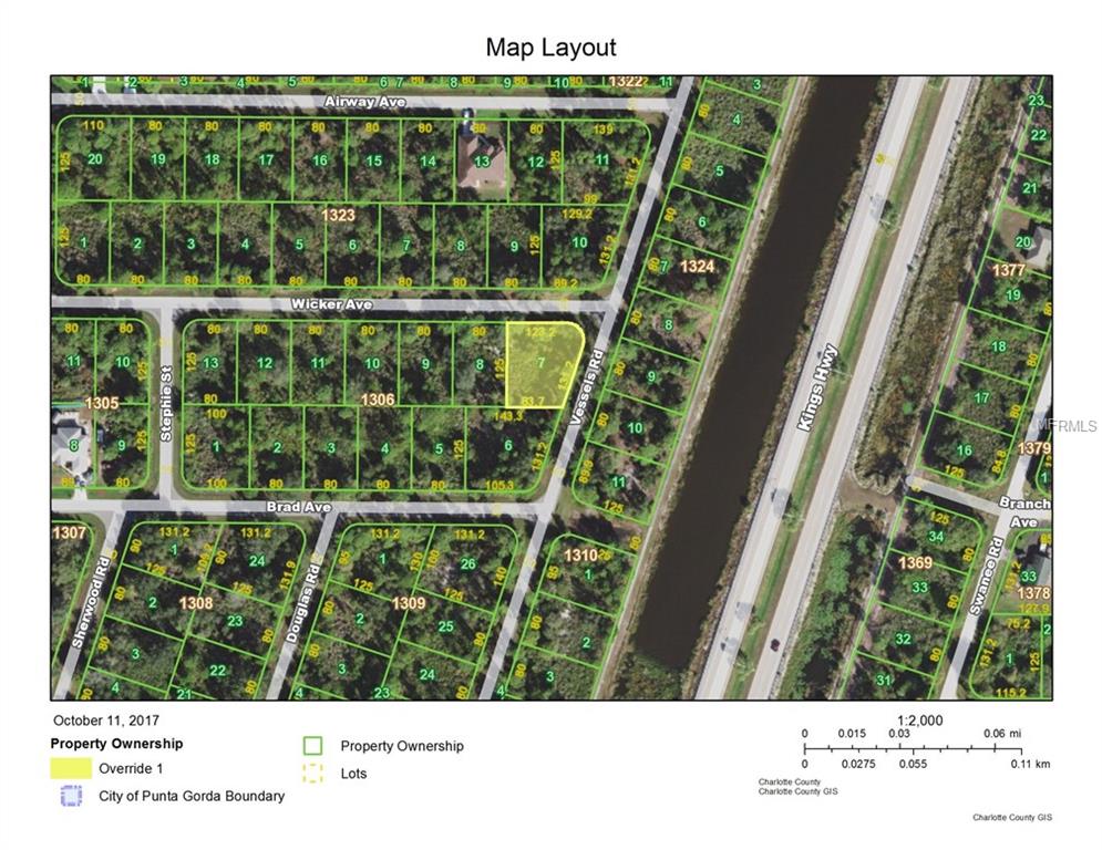 23333 WICKER AVENUE, PORT CHARLOTTE, Florida 33980, ,Vacant land,For sale,WICKER,C7244273