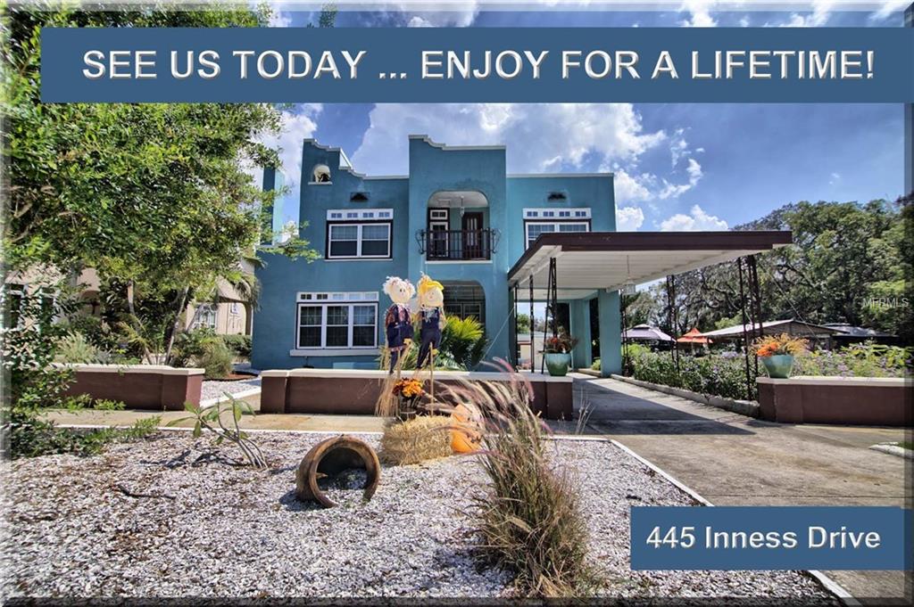 445 INNESS DRIVE, TARPON SPRINGS, Florida 34689, 4 Bedrooms Bedrooms, 6 Rooms Rooms,3 BathroomsBathrooms,Residential,For sale,INNESS,W7634006