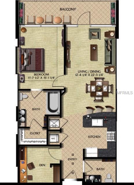 101 S EOLA DRIVE, ORLANDO, Florida 32801, 1 Bedroom Bedrooms, 4 Rooms Rooms,1 BathroomBathrooms,Residential,For sale,EOLA,O5560802